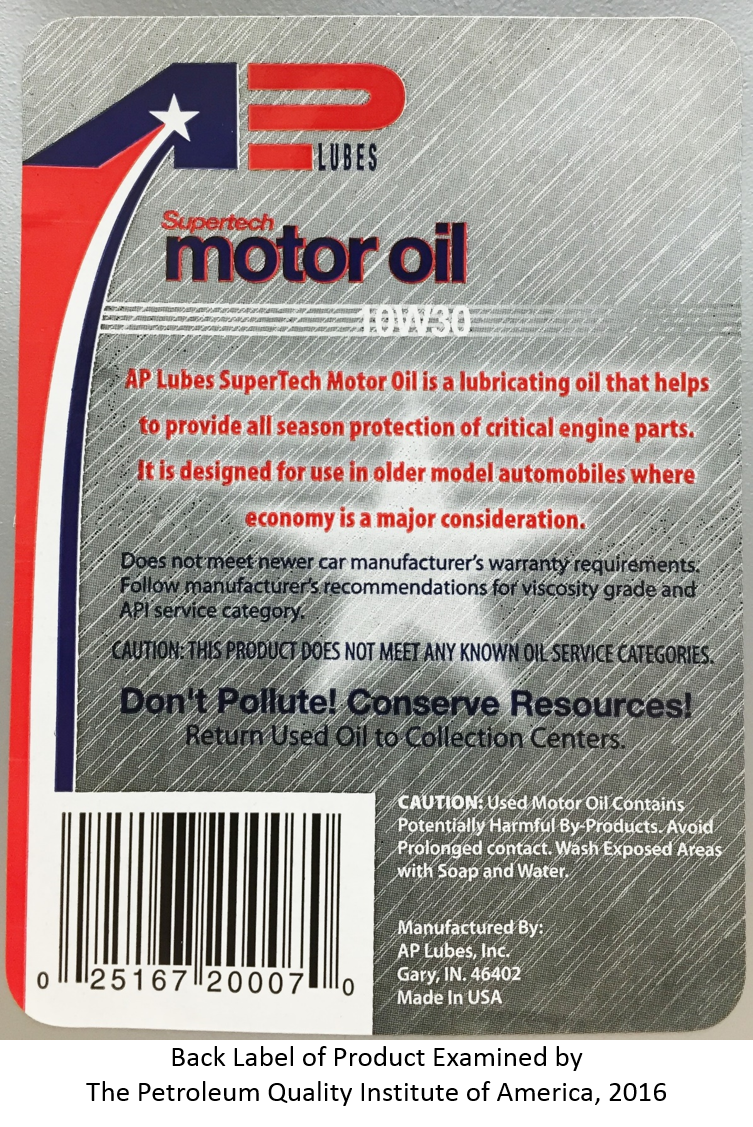 back label