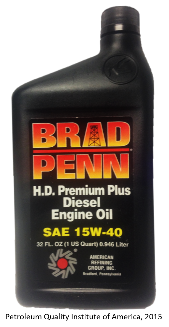 Brad Penn SAE 15W-40 H.D. Premium Plus Diesel API CJ-4/SM