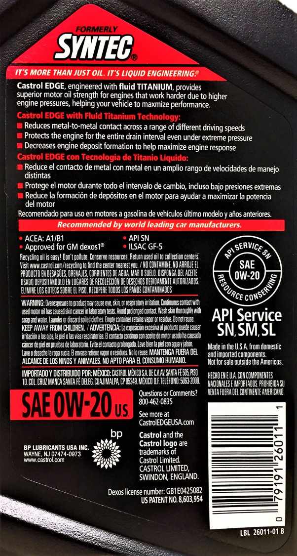 back label