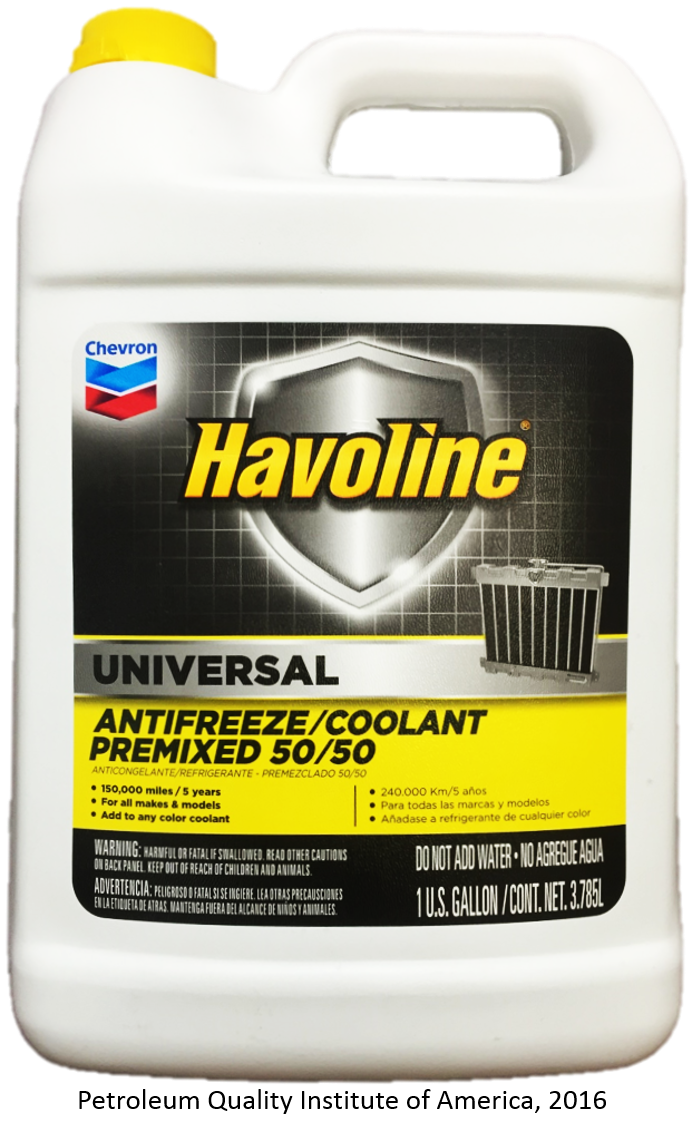 Chevron Havoline 50/50 Prediluted Universal Antifreeze/Coolant