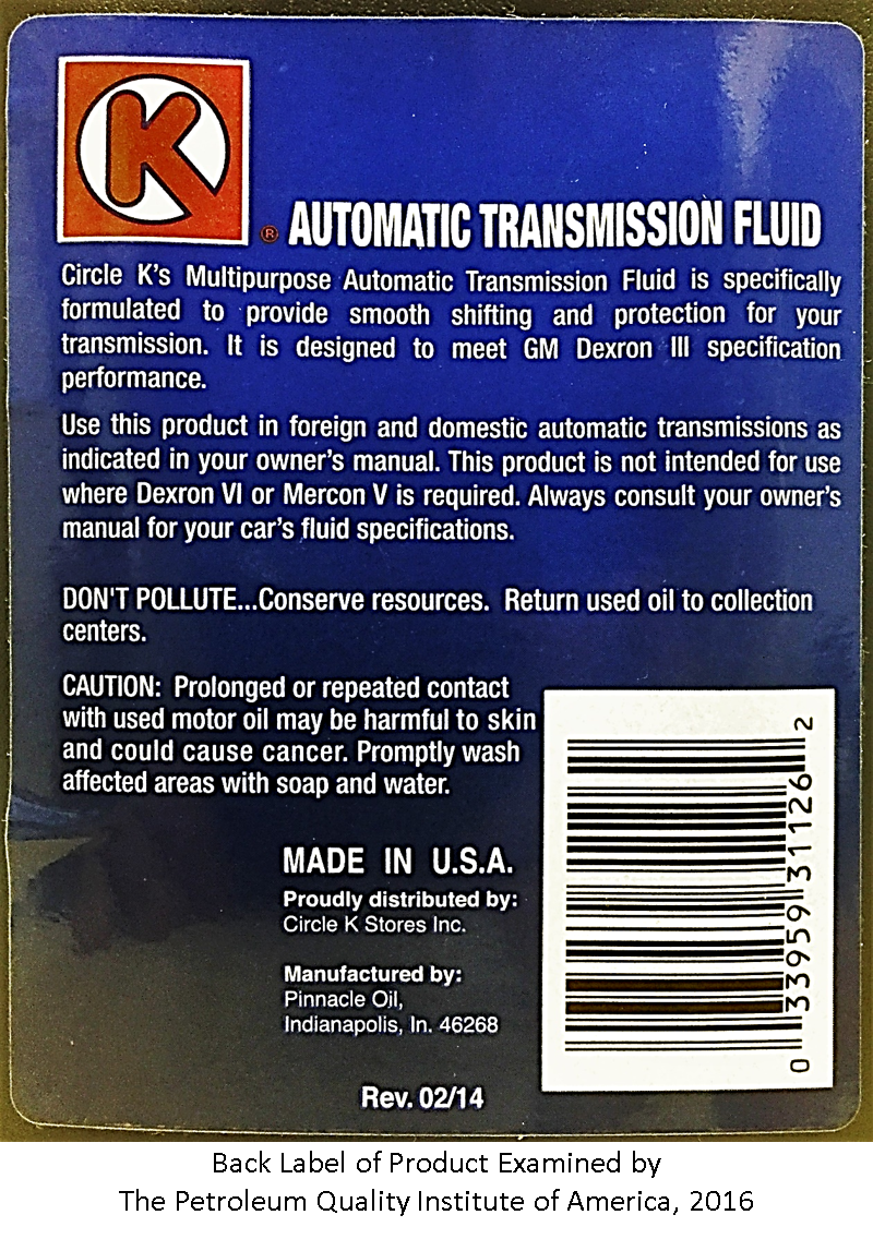 back label