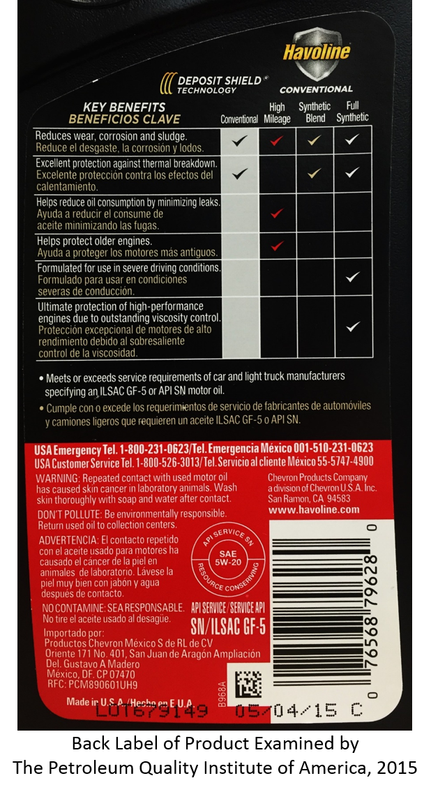 back label