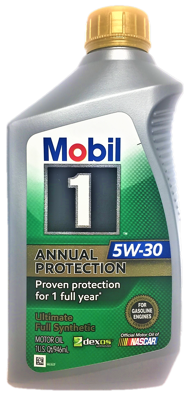 Mobil 1 Annual Protection Ultimate Full Synthetic SAE 5W-30 Motor Oil API  SN/ILSAC GF-5
