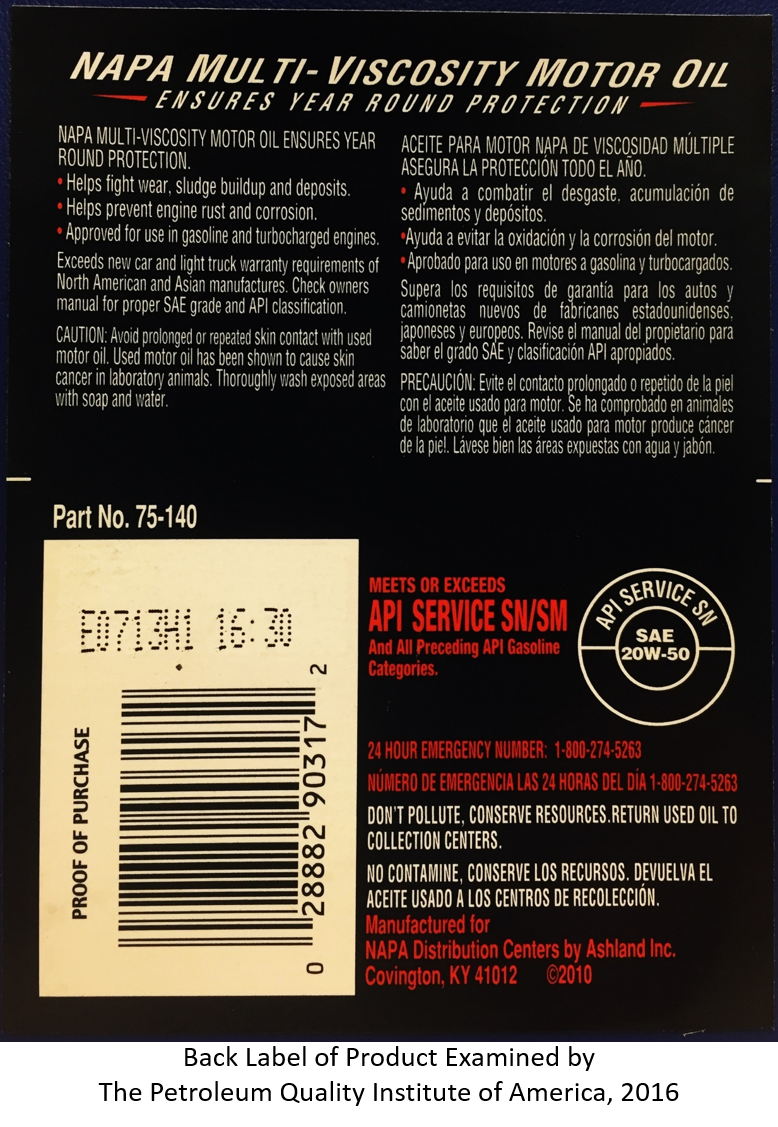 back label