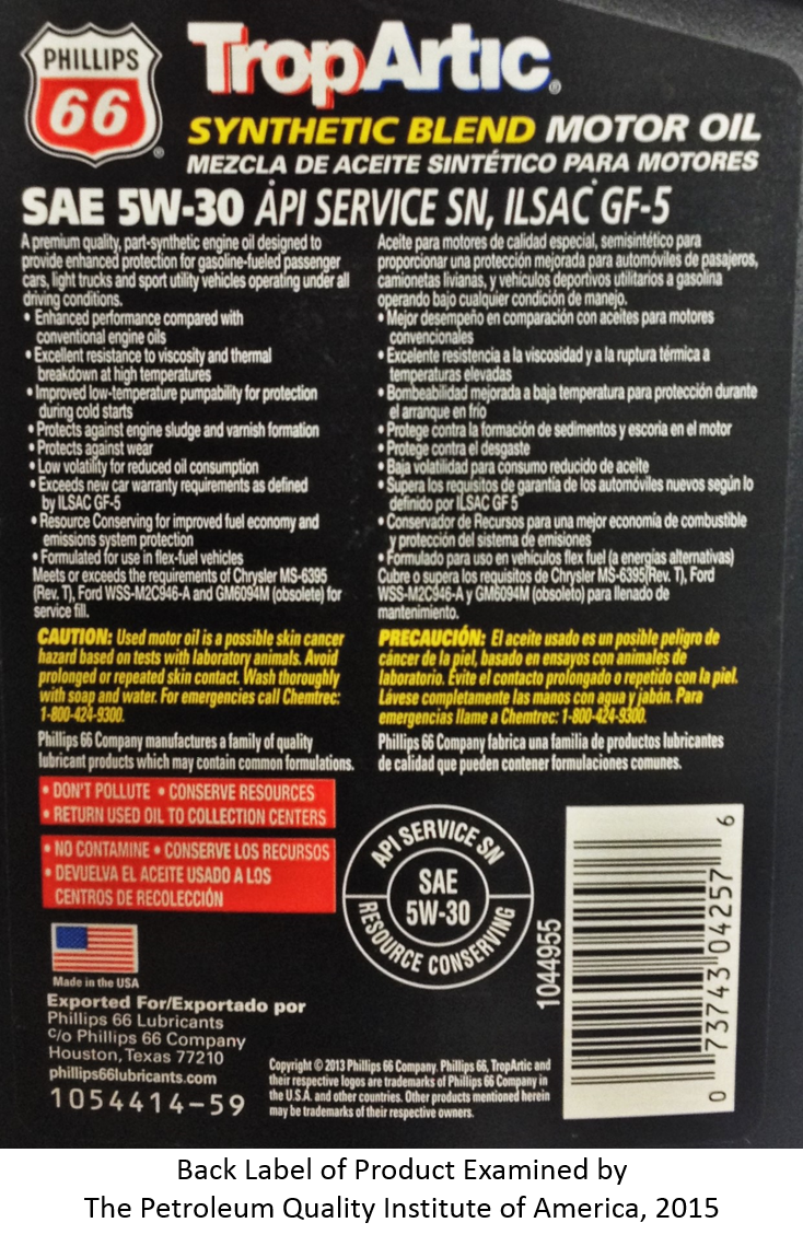 back label