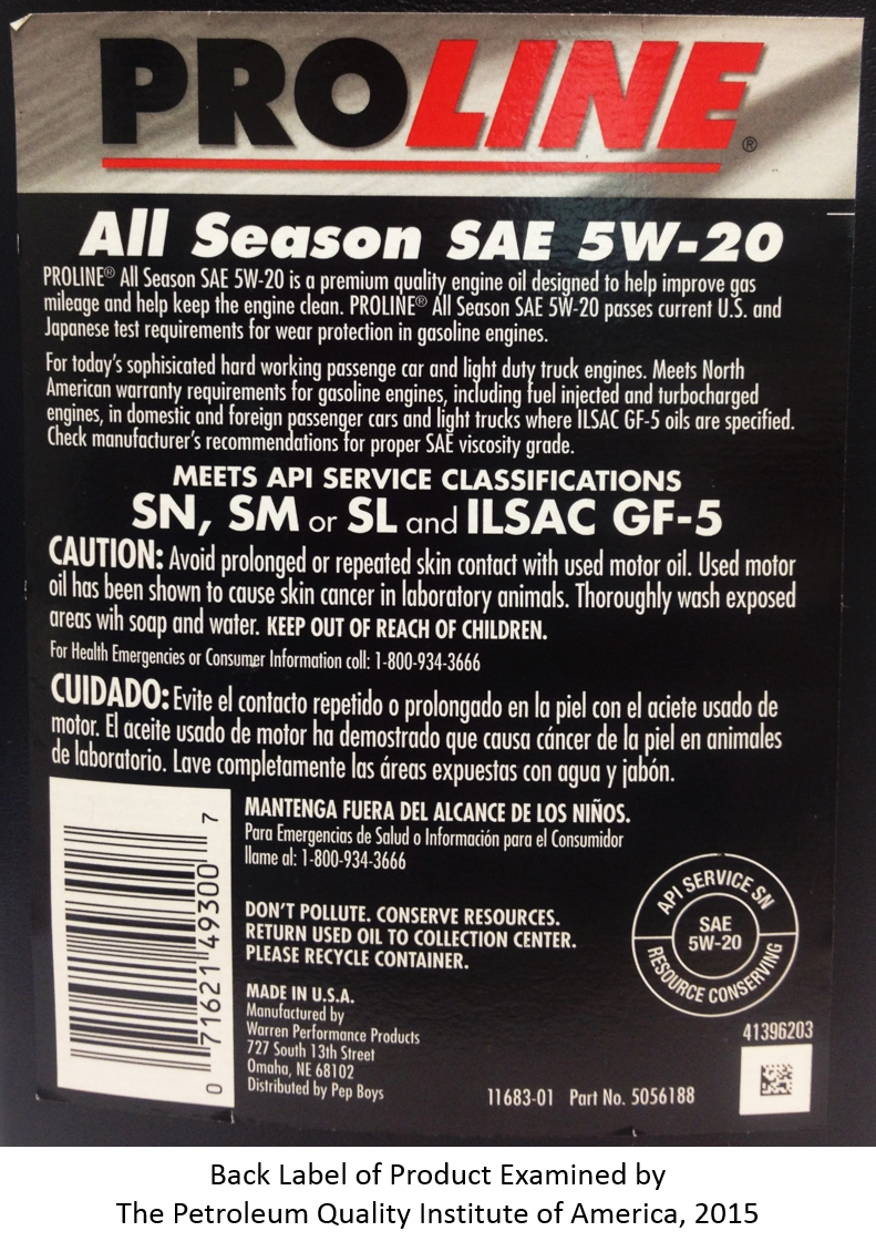 back label