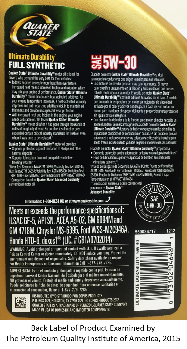 back label