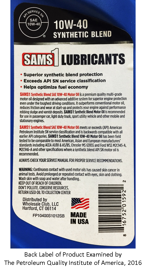 back label