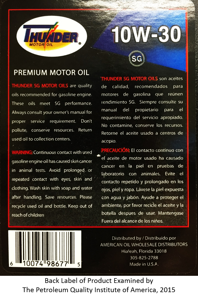 back label