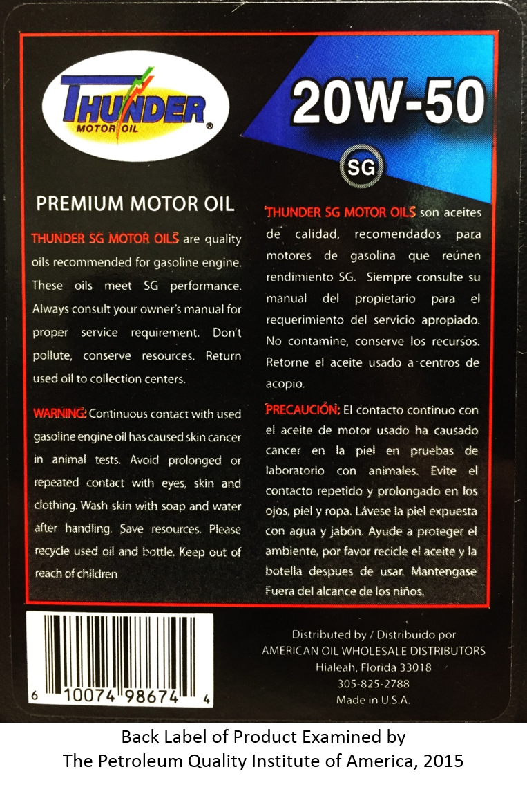 back label