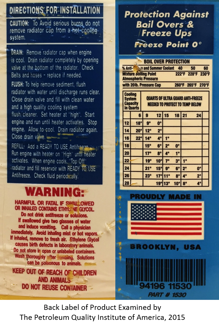 back label