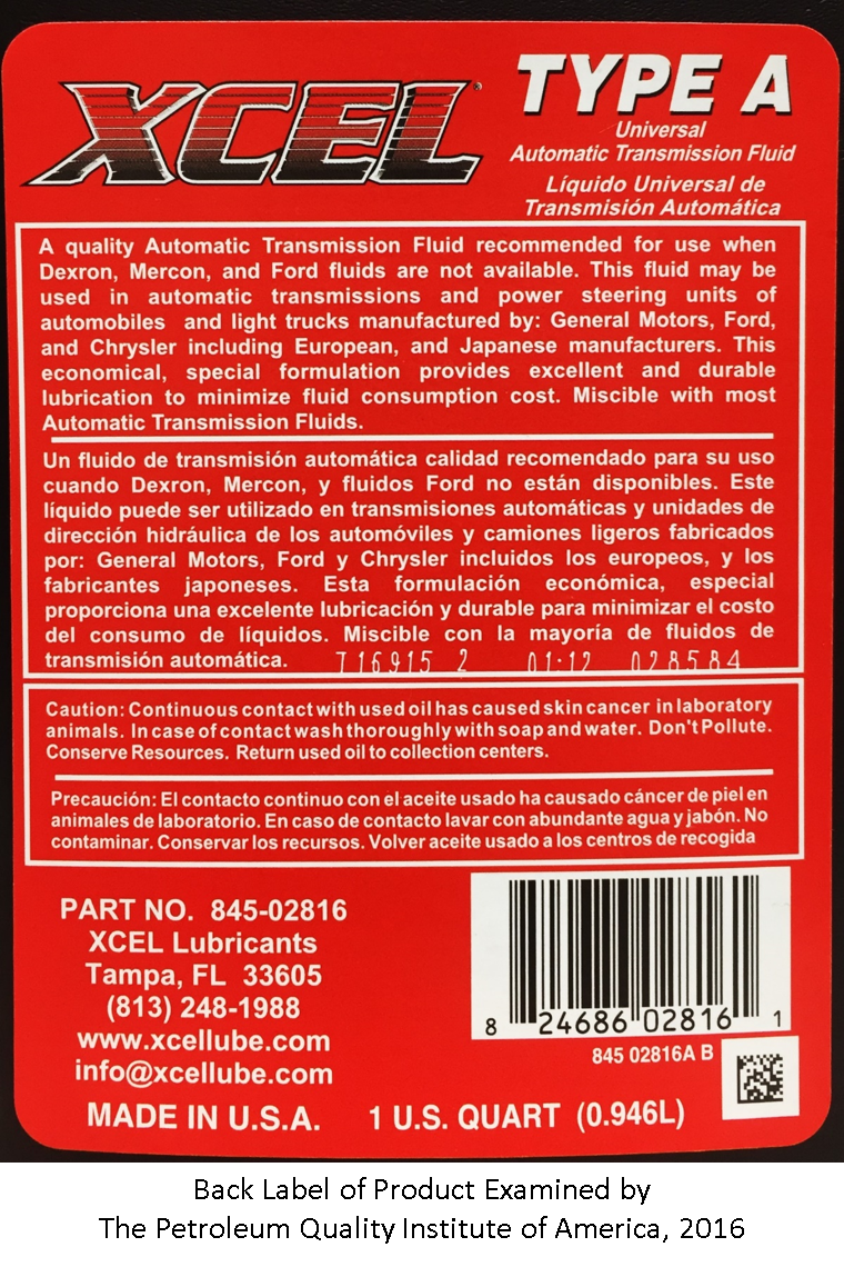 back label